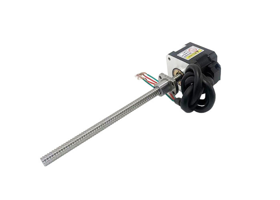 Nema 17 (42mm) hybrid ball screw stepper motor 1.8° Step Angle Voltage 2.1 / 3.7V Current 1A，4 Lead Wires