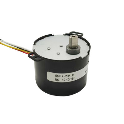 Application of High Torque 15VDC PM Reduction Motor 50BYJ46-6 geared stepper motor in Rotating Display Plates