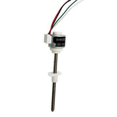Micro 15mm diameter linear motor, 5VDC motor, long stroke customizable screw with POM nut