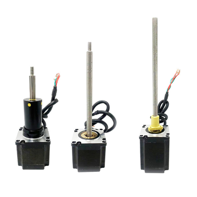 Мотор Nema 23 (57mm) гибридный stepper, двухполярный, 4 руководство, винт руководства АКМЕ, малошумный, длинная жизнь, высокая эффективность.