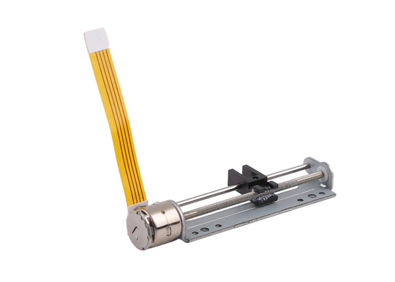 VSM10152 10mm диаметр M2 свинцовый винт POM скользящий линейный шаговый мотор с 4 булавами FPC